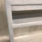 Driftwood Grey counter style console Sofa Entry Hall Table with shelf