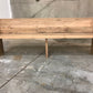 71-80" Reclaimed solid wood raw wax finish dining / entry /bedroom/footboard bench