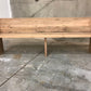 91-100" Reclaimed solid wood raw wax finish dining / entry /bedroom/footboard bench