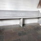 French Grey solid wood driftwood finish dining / entry /bedroom/footboard bench