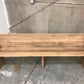 71-80" Reclaimed solid wood raw wax finish dining / entry /bedroom/footboard bench
