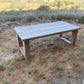 Modern rustic insustrial coffee table, reclaimed wood ready to ship