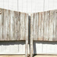 Twin Tricia white seaside wood Cottage Headboard